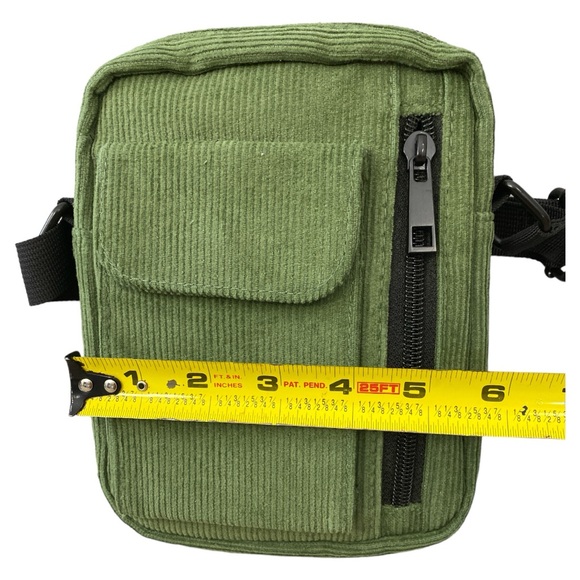 UO Corduroy Mini Zip Messenger Bag NWT - Picture 7 of 9